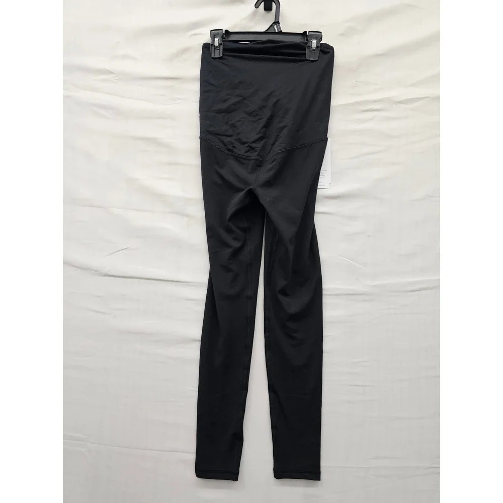 Isabel by Ingrid & Isabel Womens Crossover Active Leggings Black Blend Size XS